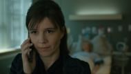 Kristen talking to Leland on her mom's phone, as seen in Evil season 4 episode 7 (image via Paramount+)